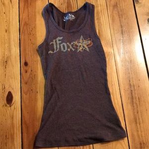 Fox tank top, medium